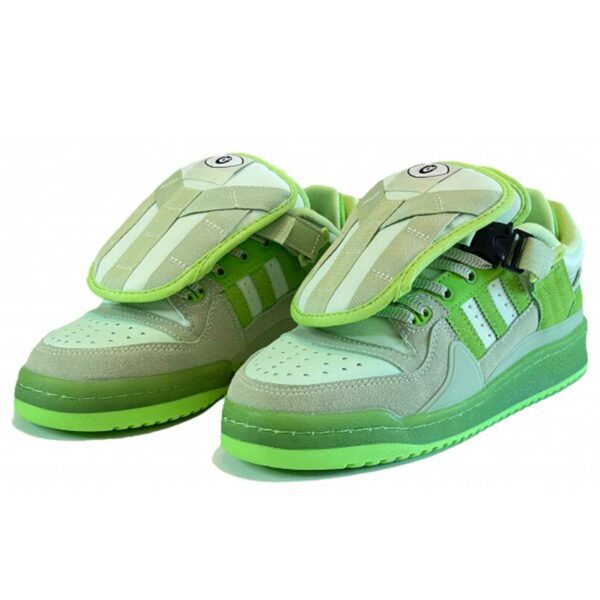 bad bunny x adidas forum low fluorescent green GW0269 купить