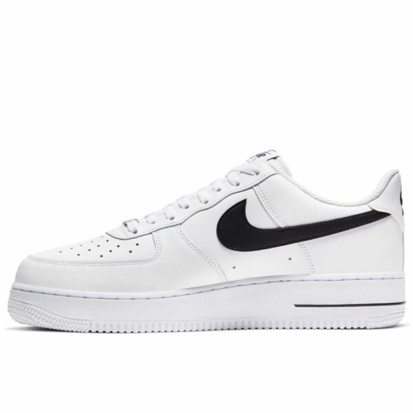 nike air force 1 '07 white black swoosh CJ0952_100 купить