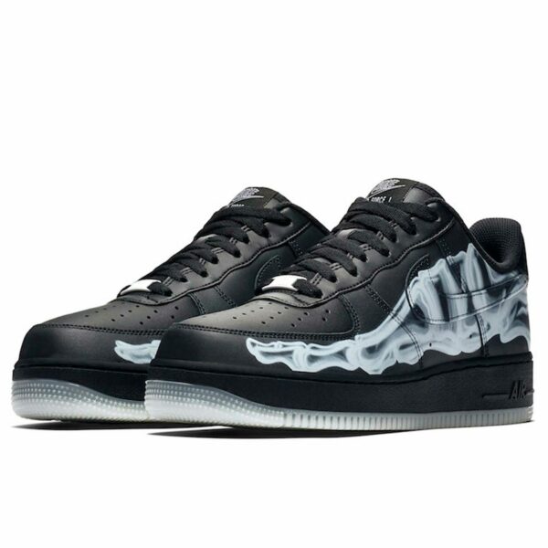 nike air force 1 low skeleton black BQ7541_001