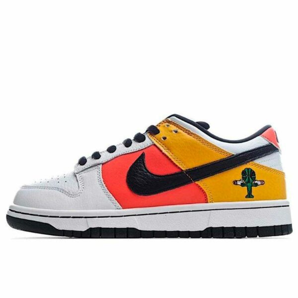 nike sb dunk low raygun red orange white 304292_802 купить