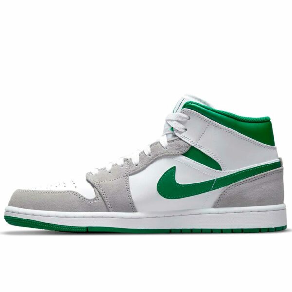 nike air jordan 1 mid se whitepine green lt smoke grey DC7294_103 купить