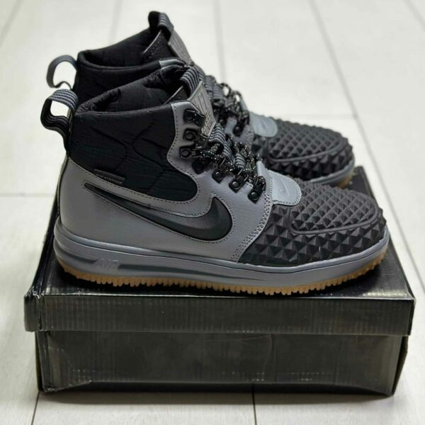 nike air force 1 duckboot black grey