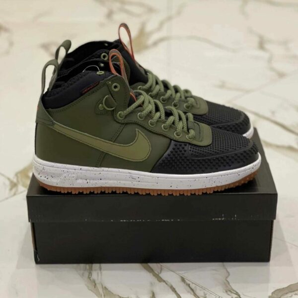 nike air force 1 duckboot green black