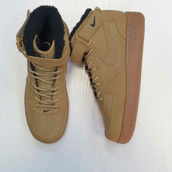 nike air force 1 mid brown winter