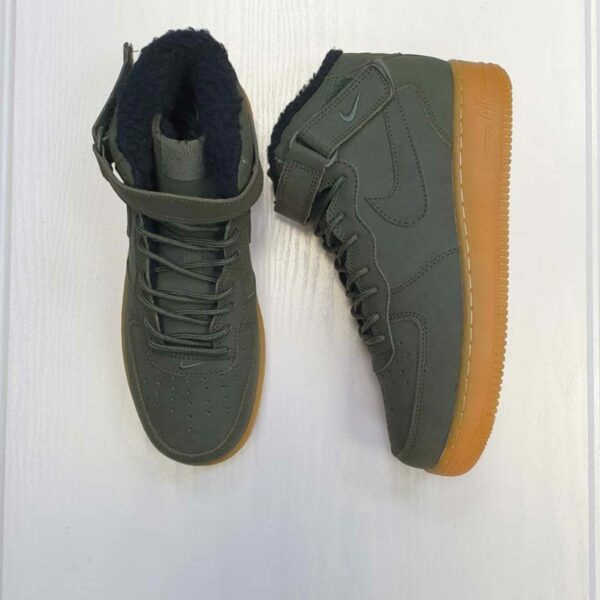 nike air force 1 mid olive winter