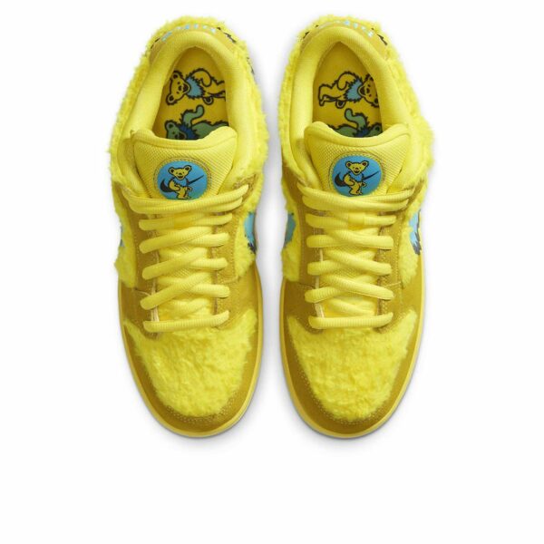 grateful dead x nike sb dunk low yellow bear CJ5378_700