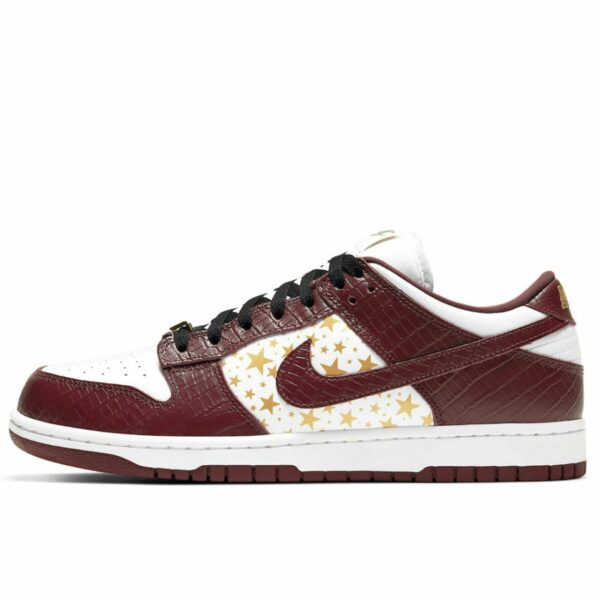 supreme x nike sb dunk low metallic gold-barkroot brown DH3228_103 купить