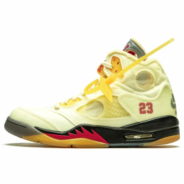 nike x off-white air Jordan 5 sail DH8565_100 купить