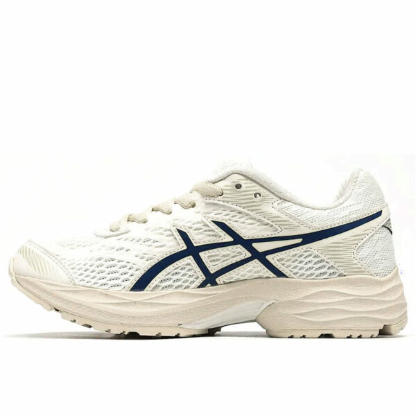 asics gel flux 4 white navy 1011A614-102