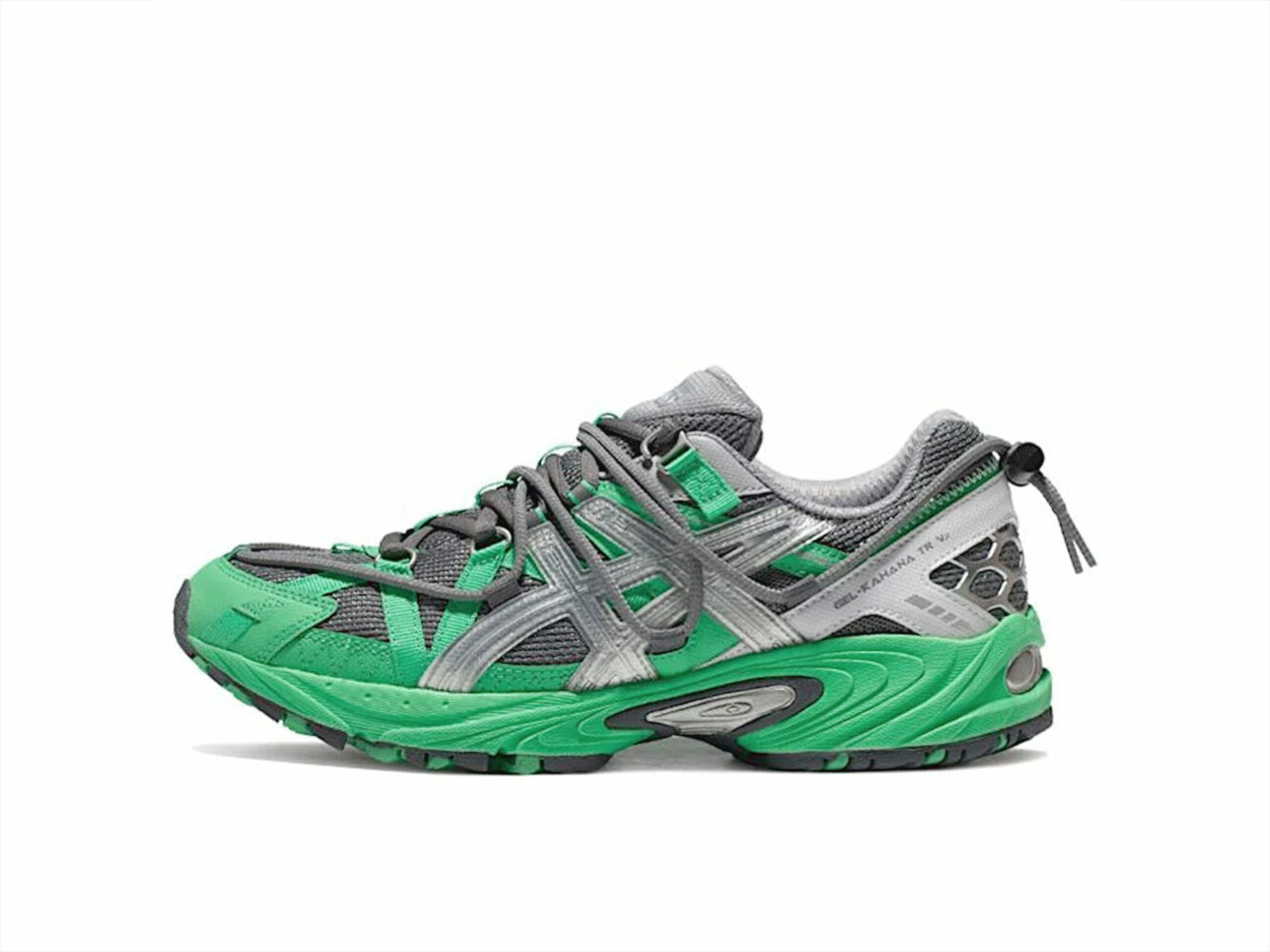 asics gel kahana tr v2 grey green 1203A259-020 купить