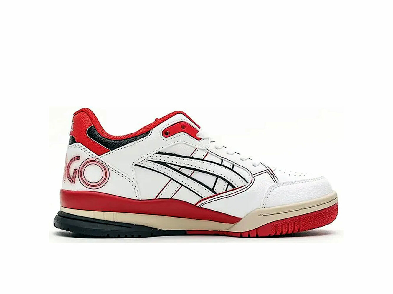 asics city poster chicago sportlyte low white red 1203A233-020 купить