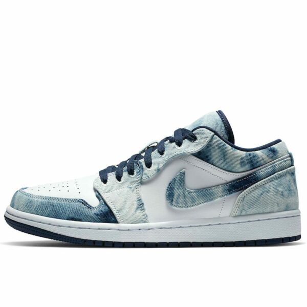 nike air Jordan 1 low washed denim CZ8455_100 купить