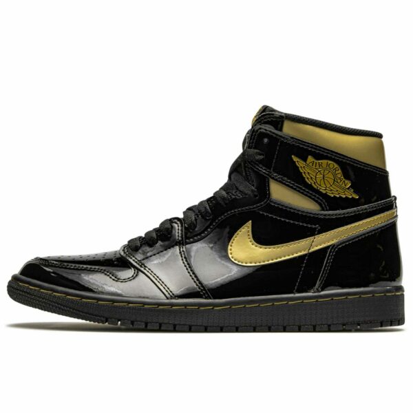 nike air Jordan 1 retro high og black metallic gold 555088_032 купить