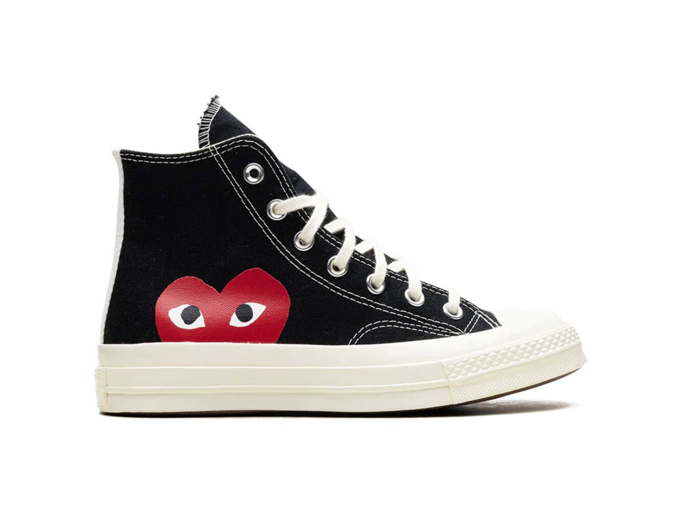converse all star chuck 70 hi black half heart купить