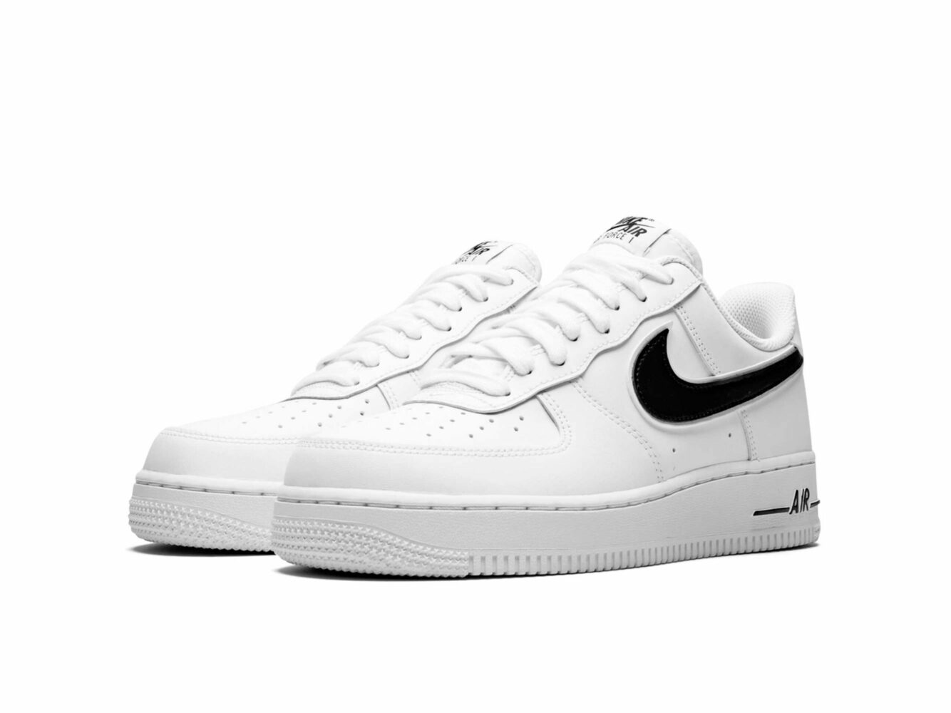 nike air force 1 low black and white AO2423_101 купить
