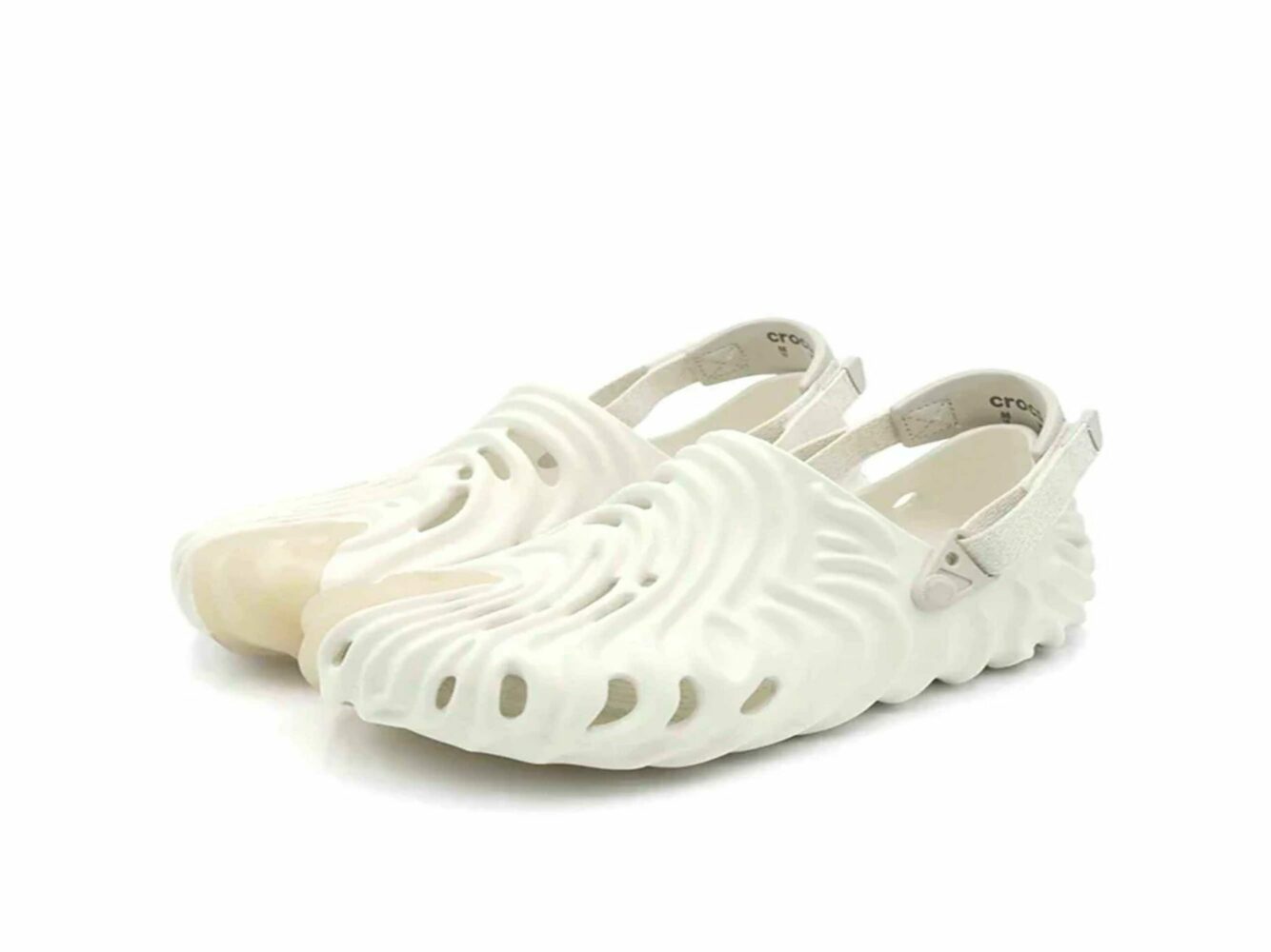 crocs pollex clog by salehe bembury spackle almost white 207393_1CN купить