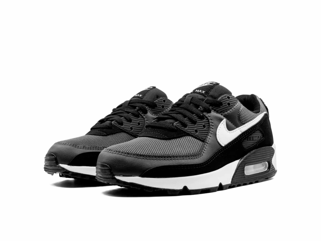 nike air max 90 black and white CN8490_002 купить