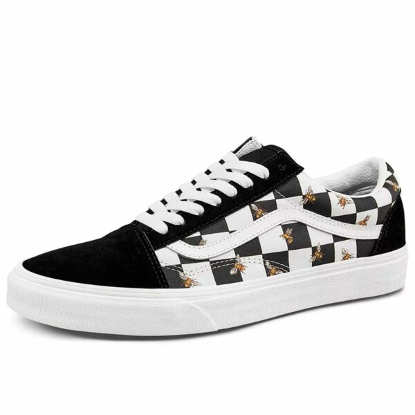 vans old skool bee check preto branco VN0A3WKT9EH