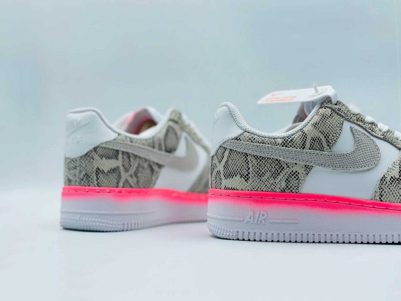 nike air force 1 low snakeskin sail pink nebula DV1031_030 купить