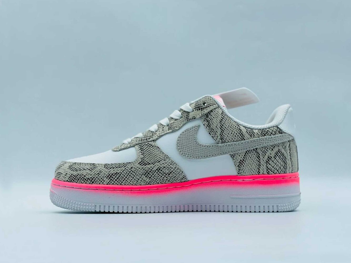 nike air force 1 low snakeskin sail pink nebula DV1031_030 купить