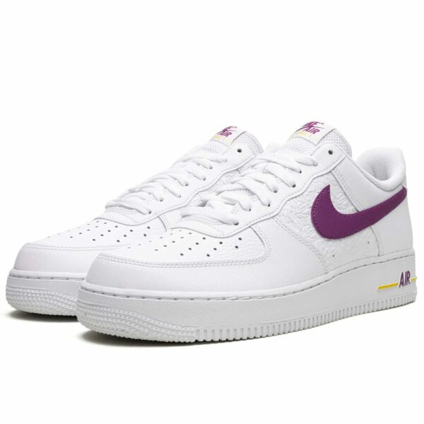 nike air force 1 low emb bold berry lakers FJ4209_100