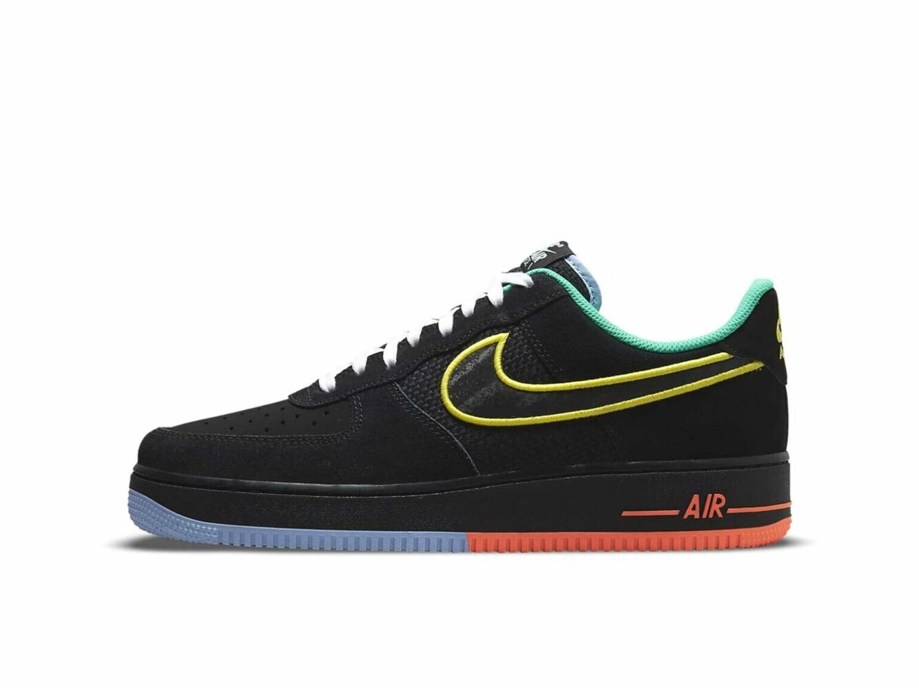 nike air force 1 low peace and unity black green red blue DM9051_001 купить