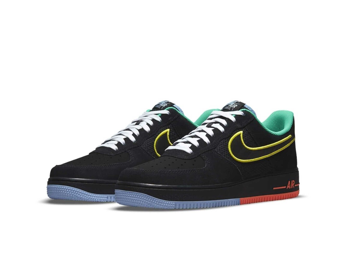 nike air force 1 low peace and unity black green red blue DM9051_001 купить
