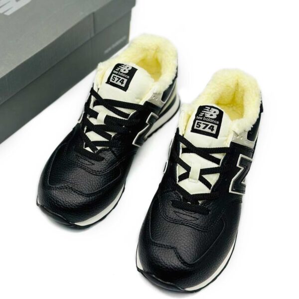 new balance 574 black lether hi winter