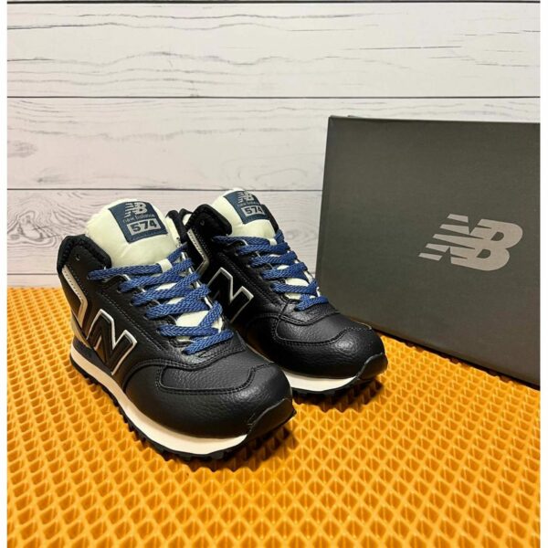 new balance 574 black lether hi winter