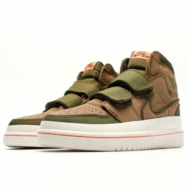 nike air Jordan 1 retro high double strap olive canvas AQ7924_305