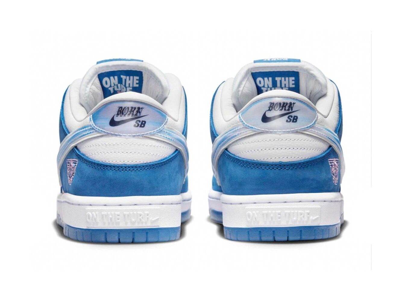 nike x born x raised SB dunk low pro QS one block at a time FN7819_400 купить