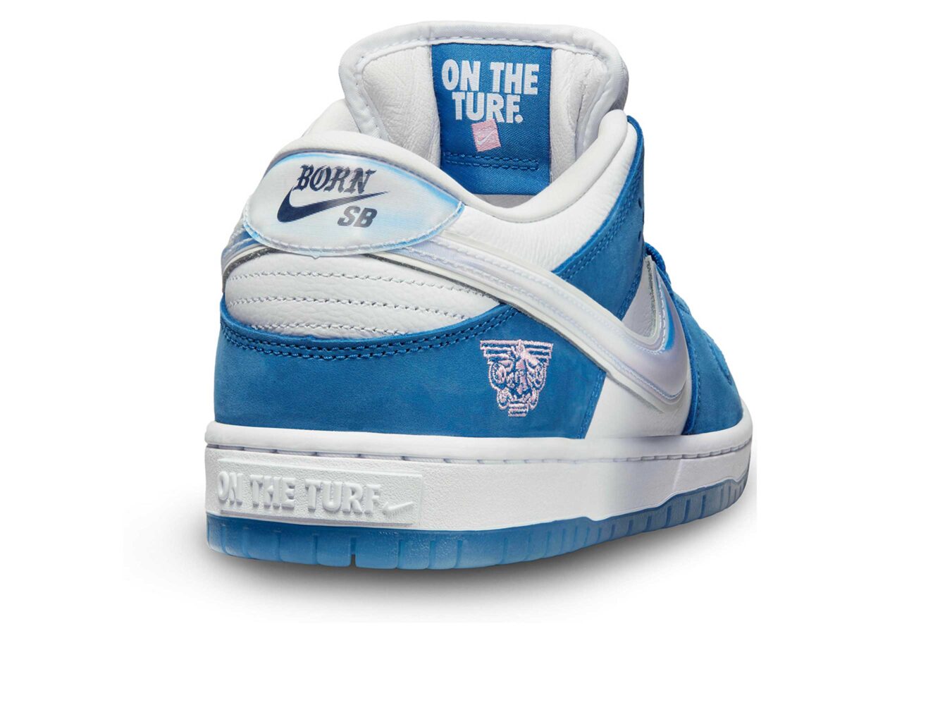 nike x born x raised SB dunk low pro QS one block at a time FN7819_400 купить