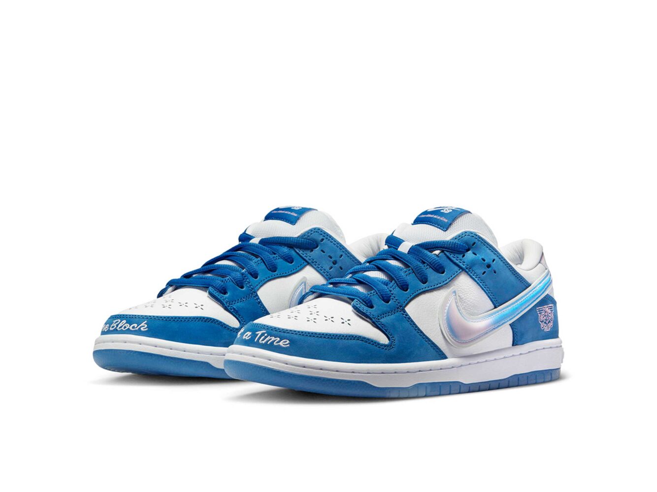 nike x born x raised SB dunk low pro QS one block at a time FN7819_400 купить