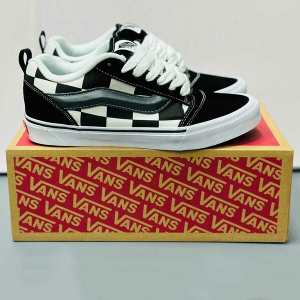 vans knu skool mega check black VN009QCCJJ.BLK