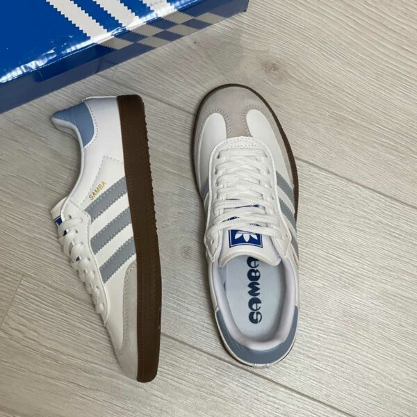 adidas samba og white halo blue ID2055