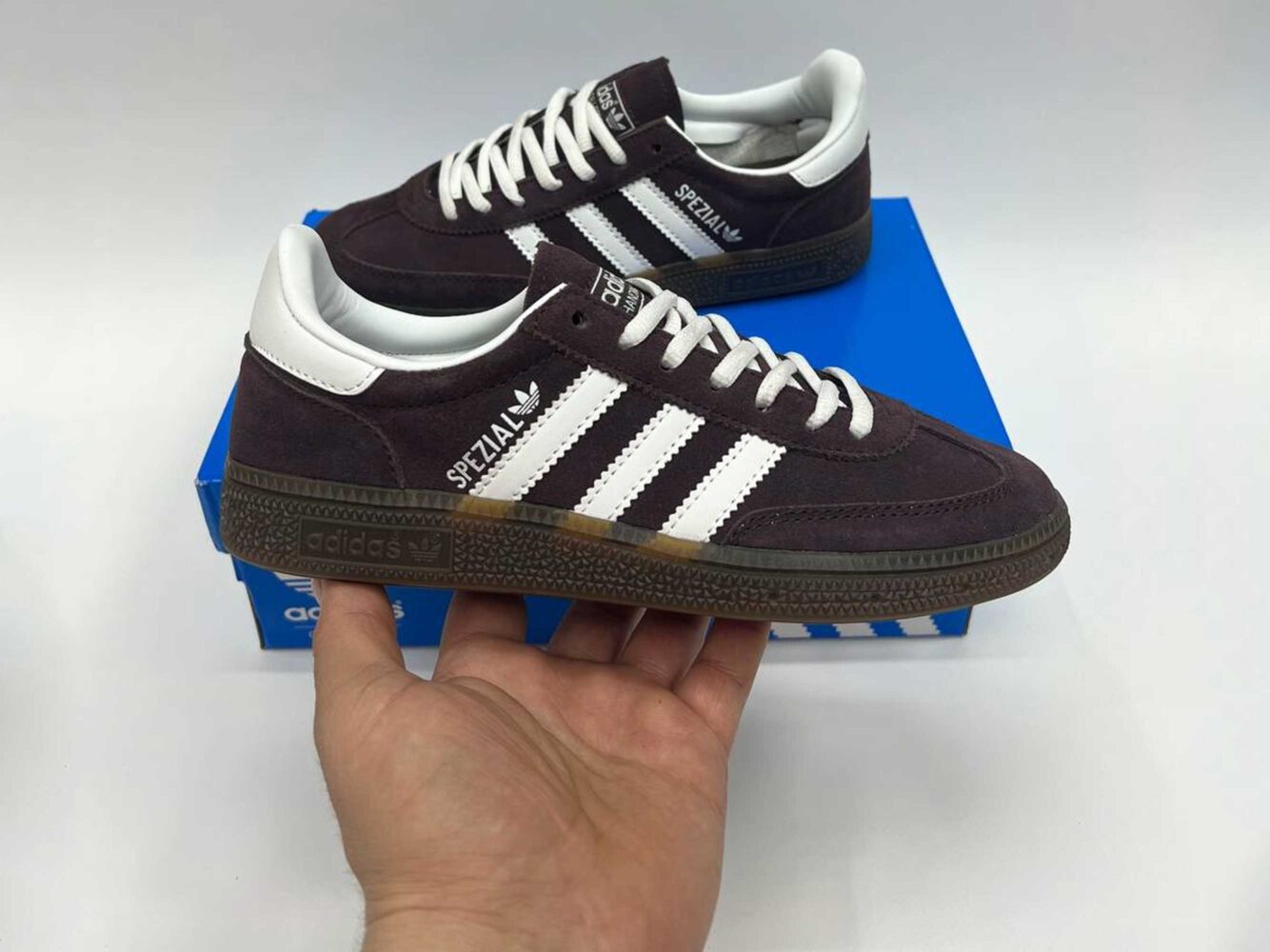 Adidas Original Handball Spezial Shadow brown gum IF8914 интернет магазин