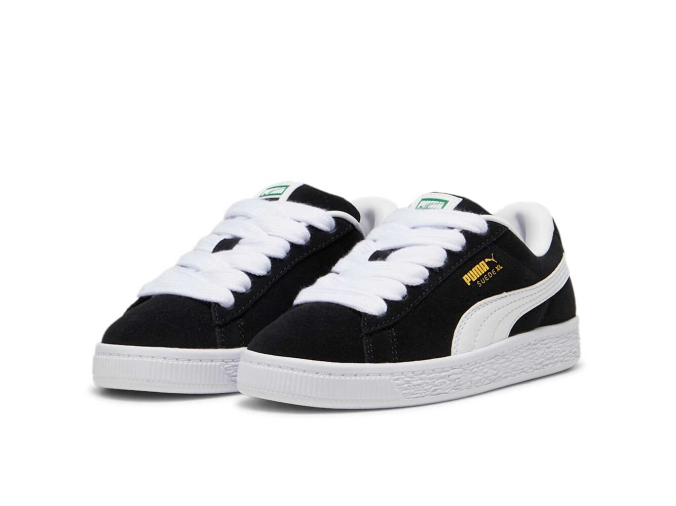 Puma Suede XL Black White 396578_02 купить