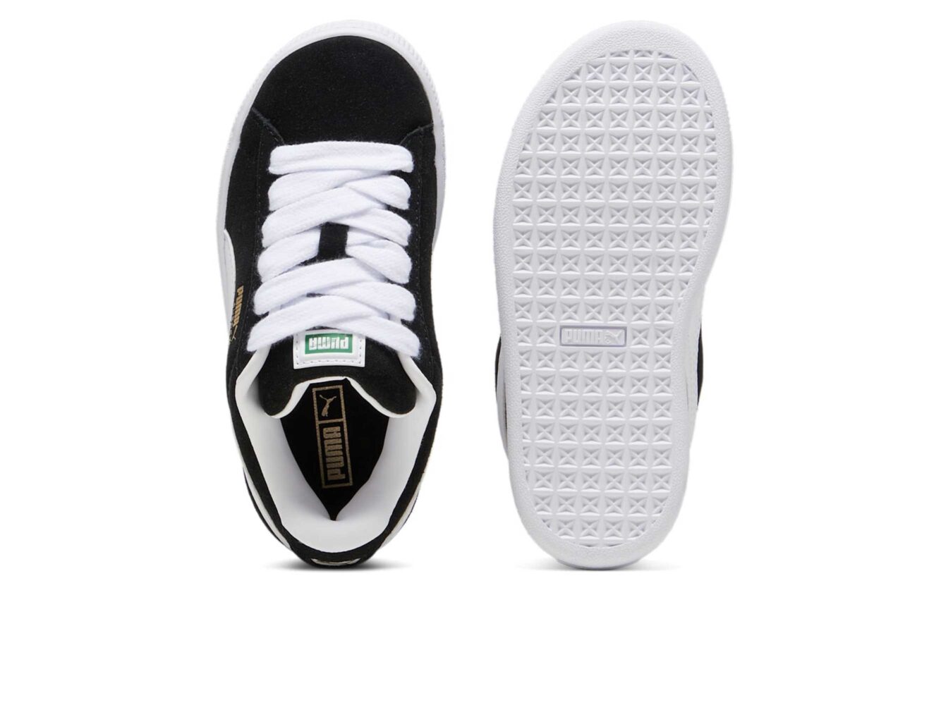 Puma Suede XL Black White 396578_02 купить