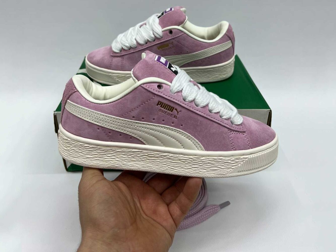 PUMA Suede XL Sneakers Grape Mist 397648_08 купить