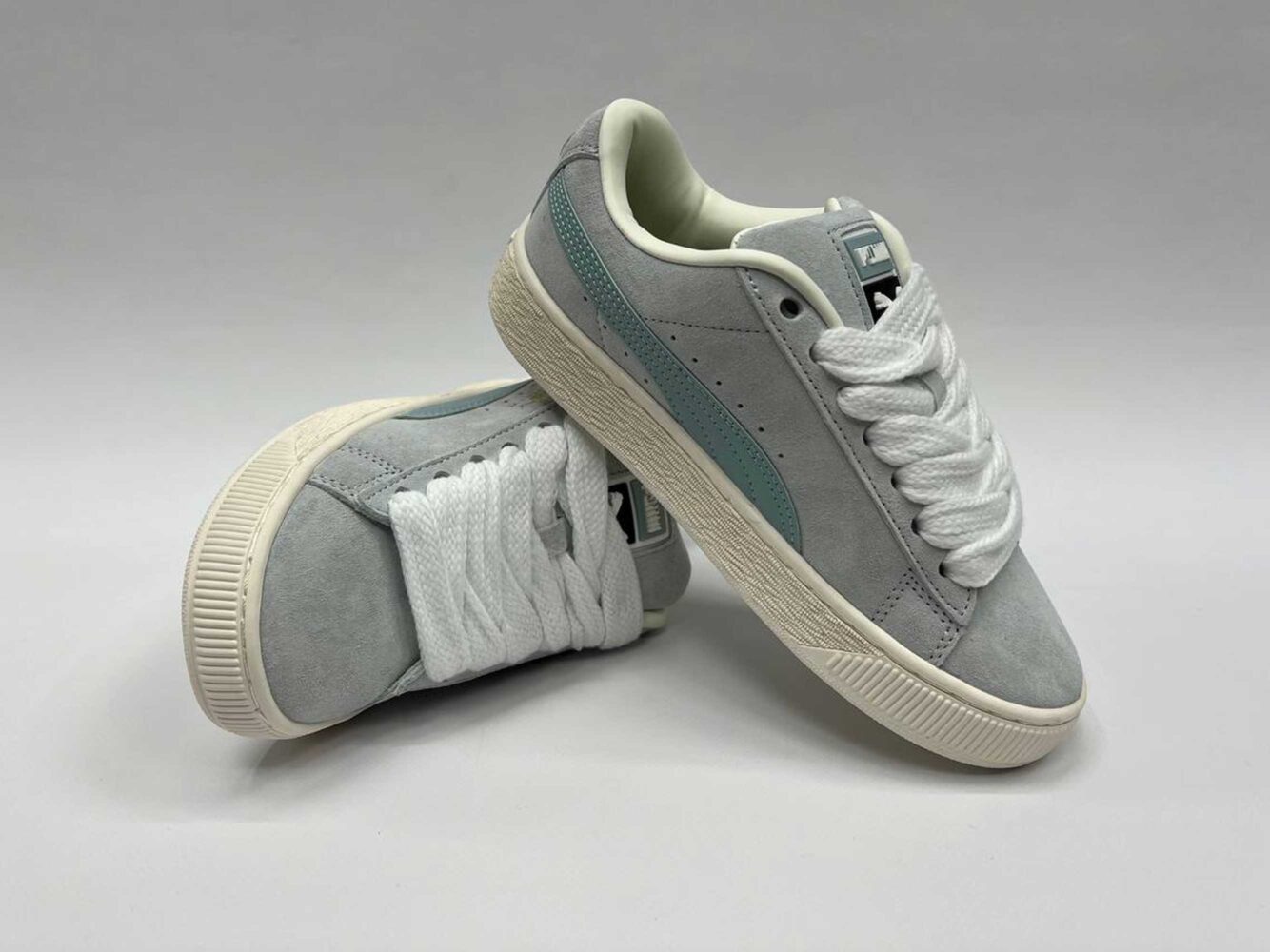 PUMA Suede XL Sneakers Blue White 395205_10 купить