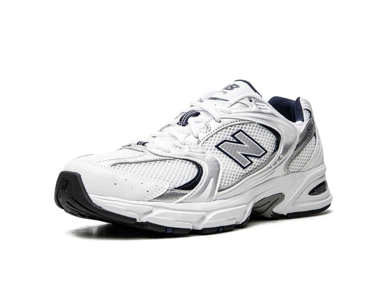 new balance 530 white silver blue MR530SG купить