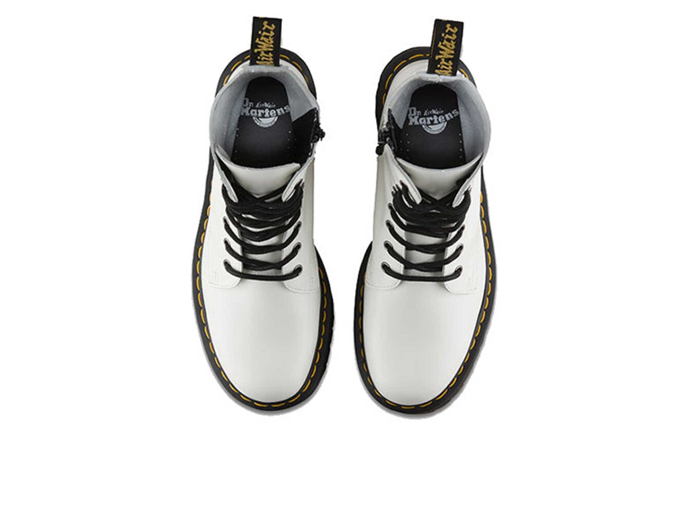 Dr.Martens Jadon Smooth Leather Platform Boot White 15265100 купить