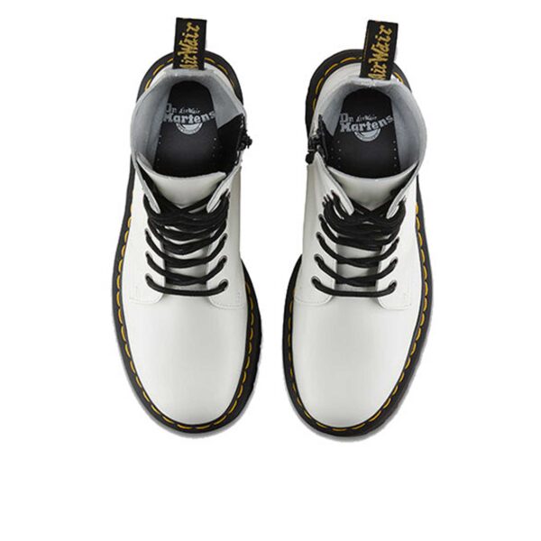 Dr.Martens Jadon Smooth Leather Platform Boot White 15265100