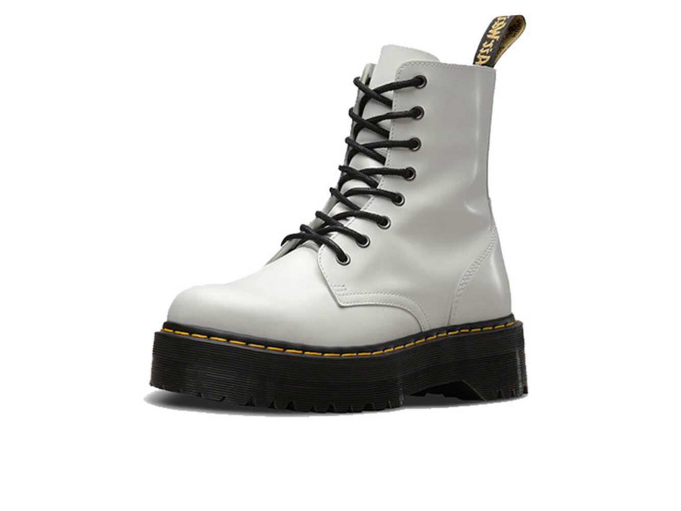 Dr.Martens Jadon Smooth Leather Platform Boot White 15265100 купить