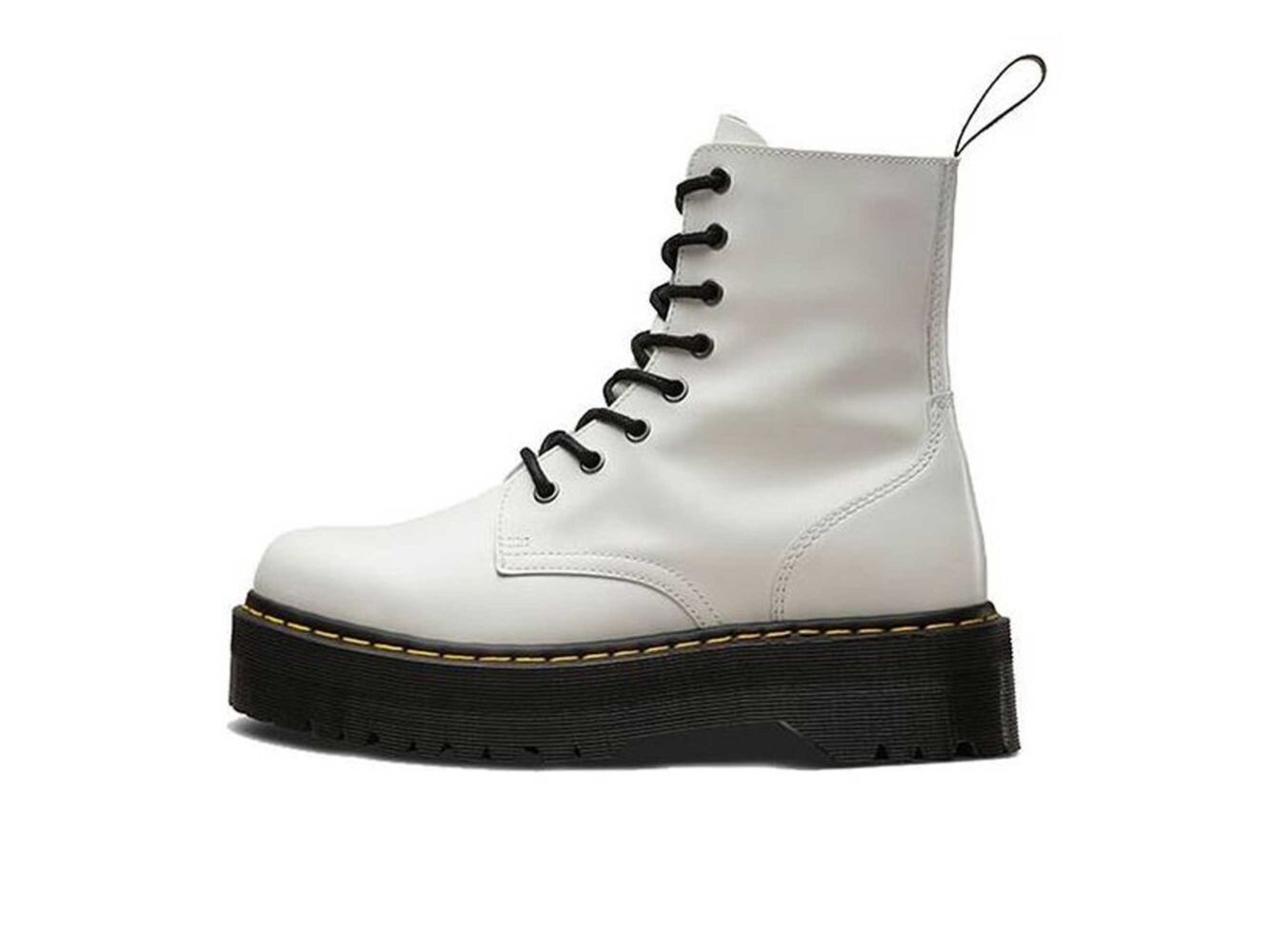 Dr.Martens Jadon Smooth Leather Platform Boot White 15265100 купить