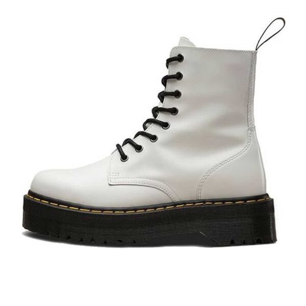 Dr.Martens Jadon Smooth Leather Platform Boot White 15265100 купить