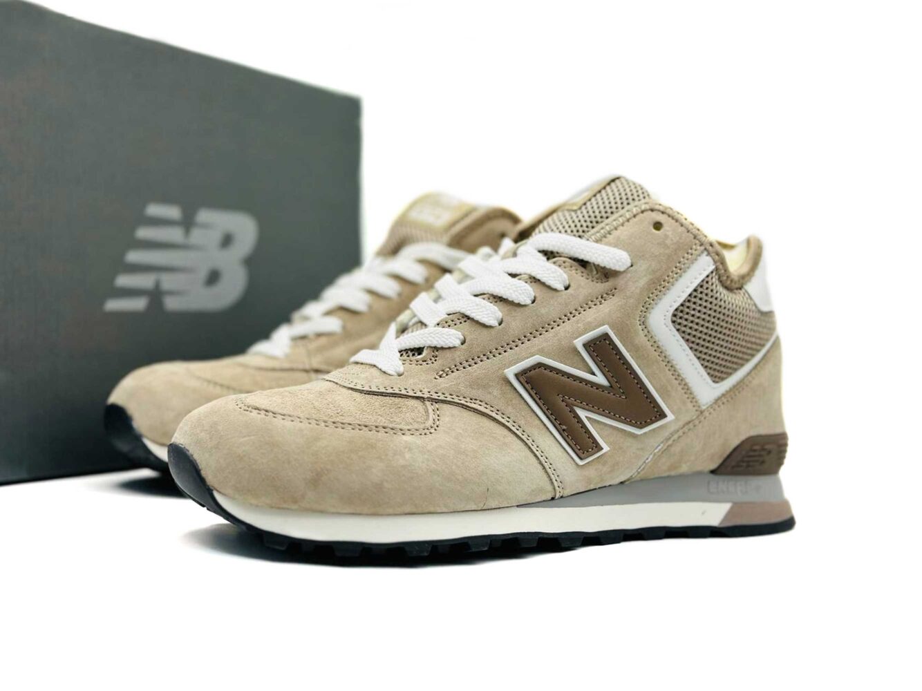 New Balance 574 Hi Beige Winter купить