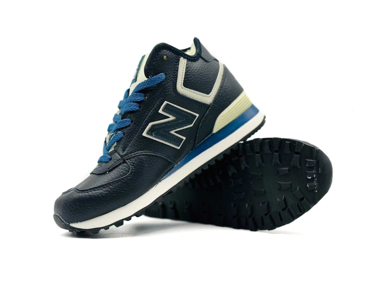 New Balance 574 Hi Winter Dark Blue купить