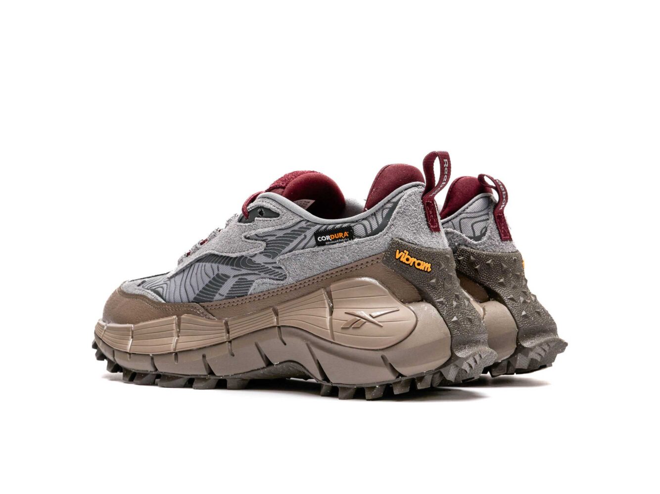 reebok zig kinetica 2.5 edge grey brown ig2739 купить