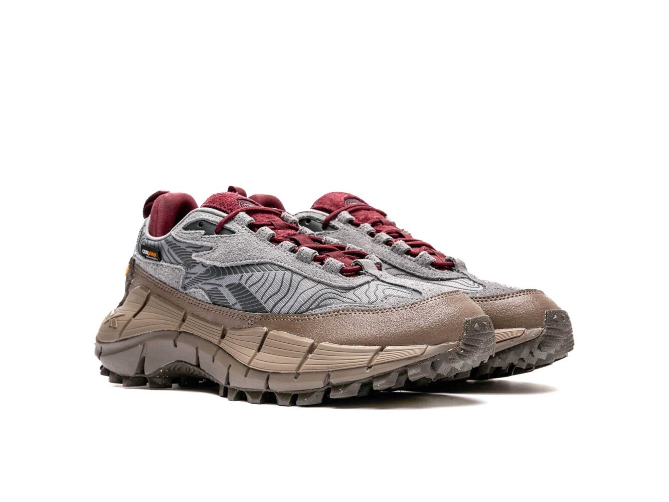 reebok zig kinetica 2.5 edge grey brown ig2739 купить